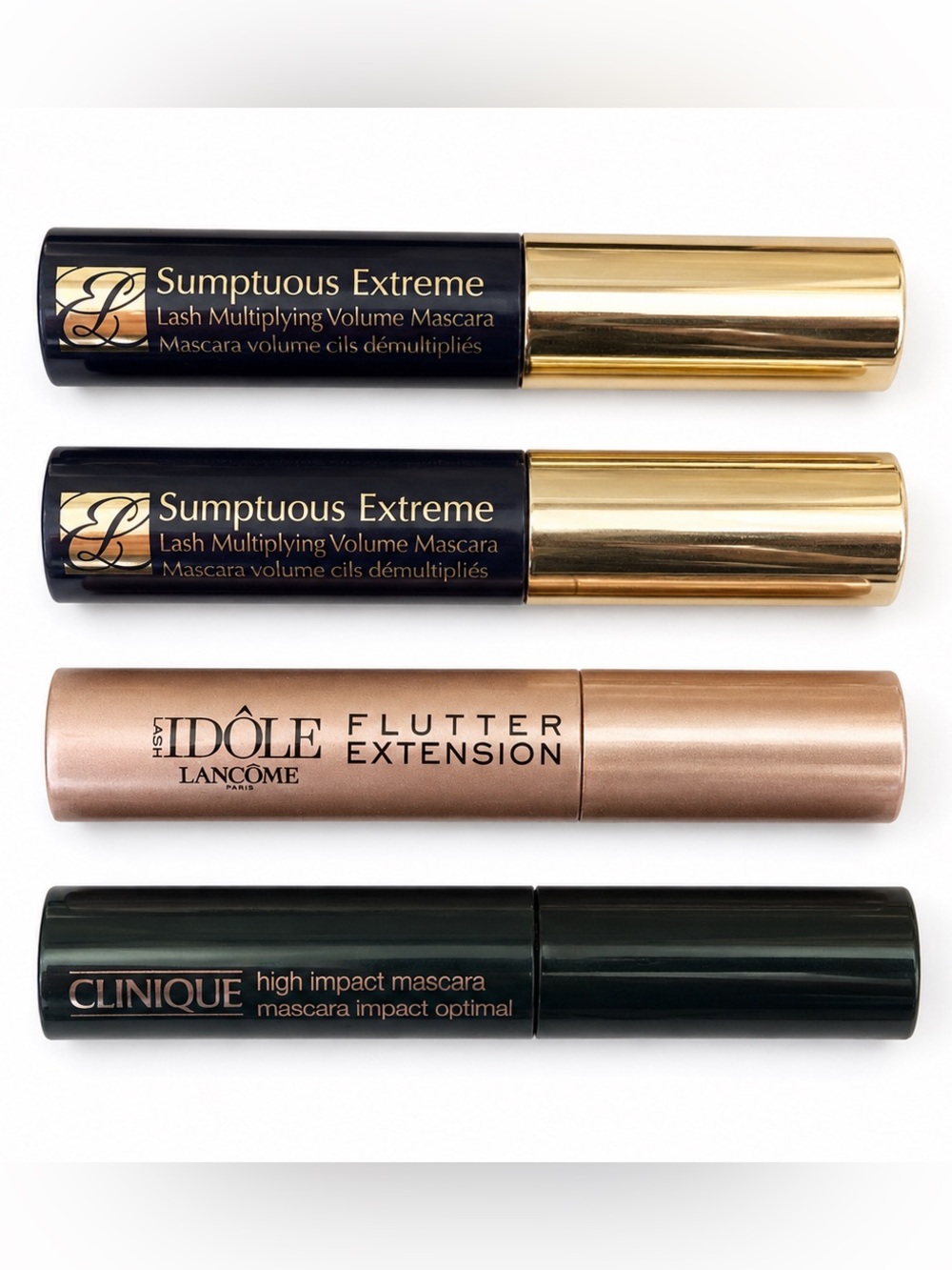 NWOB Estée Lauder Lancome Clinique Mascara Bundle 4 Pc